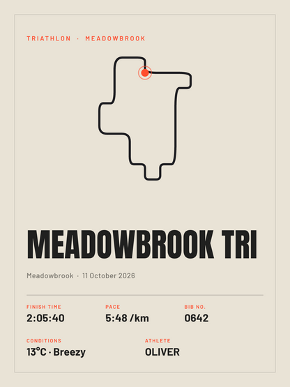 Meadowbrook Tri poster